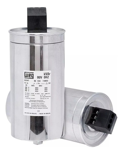 Capacitor Weg Trifásico 10kvar 220v Ucwt10v25 11313782