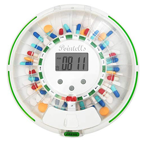 Pointells - Dispensador Automtico De Pastillas Con Alarma De