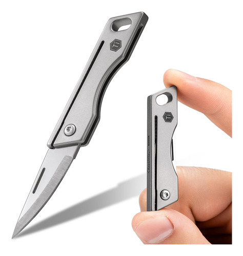 Keyunity Kk06 Mini Cuchillo De Bolsillo Edc, Pequeno Cuchill