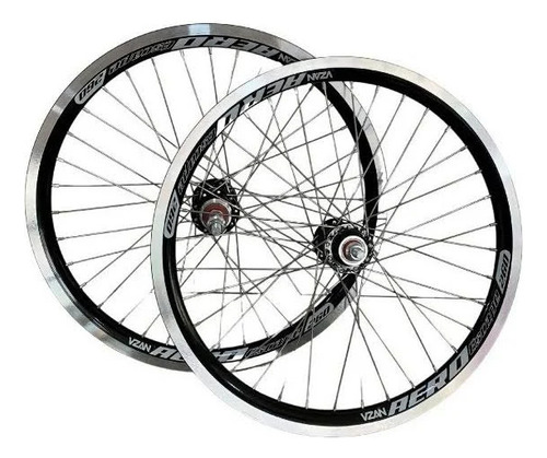Rodas 20 Aro Aero Vzan 36f Cubo Aço Raio Zinc 2.0
