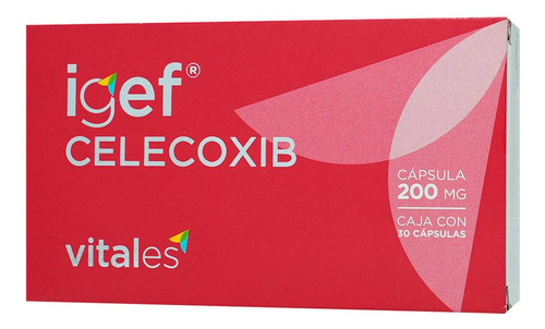 Igef Cápsulas 200 Mg, 30 Cápsulas