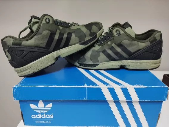 Zapatillas adidas Zx Torsión Camuflada Militar Uk12 Us12 1/2