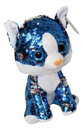 Peluche Gatito De Lentejuela Reversibles Ar1 7-005 Ellobo