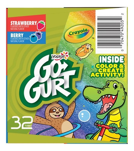 Yoplait Go Gurt Yogurt Sin Grasa 32 Tubos