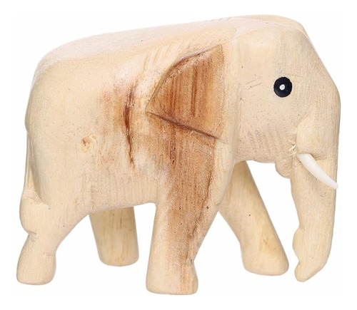 Duongjais Marca Buena Suerte Estatua De Elefante De Madera T