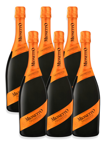 Vino Mionetto Espumante Prosecco D.o.c Treviso Brut 750ml X6