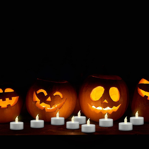 Imagen 5 de 7 de Velas Led Pequeñas Sin Llama Realistas. Set De 24.