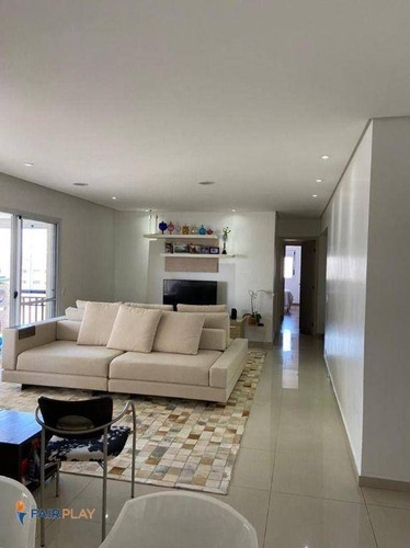 Imagem 3 de 24 de Apartamento No Brooklin Com Quatro Dormitórios, Três Vagas De Garagem 178m De Area Útil. - Ap6329