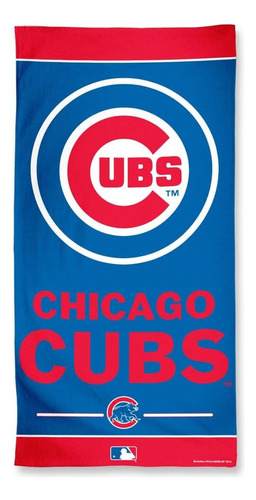 Mlb Chicago Cubs A1877115 - Toalla De Playa De Fibra, 9...