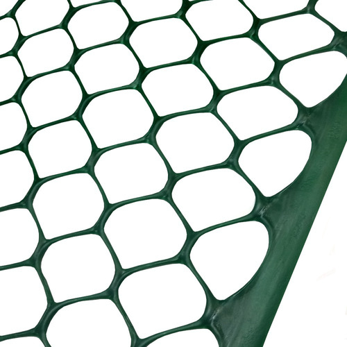 Malla Pollera Hexagonal Plastico 1x20m Color Verde