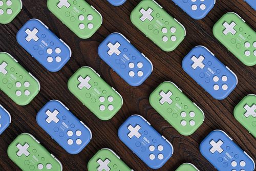 Gamepad De Bolsillo Micro Bluetooth De 8 Bits Para Switch, C
