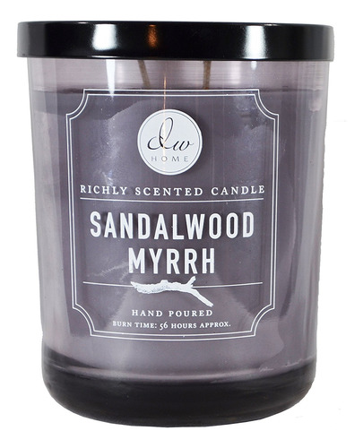 Dw Home Sandalwood Myrrh Perfumada Gran Vela De 2 Wick Por D