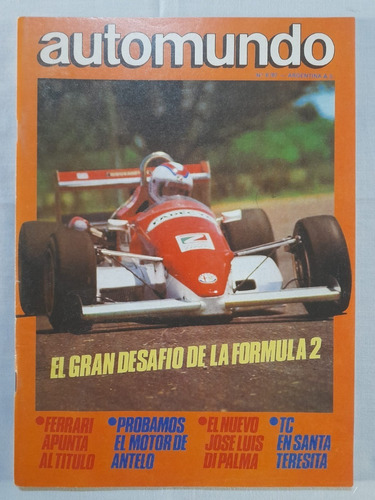 #z Lote 4 Revistas Automundo Años 1986- 1987