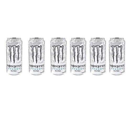 Monster Energy Ultra Sin Azucar 473 Ml X 6 Unidades