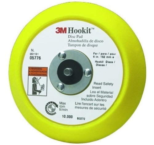 3m 05776 Hookit 6  Pad Disc