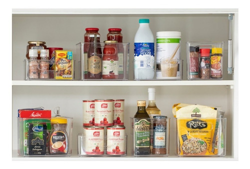 Organizador Multiuso Diamond Cristal Paramount 6 Peças 1074