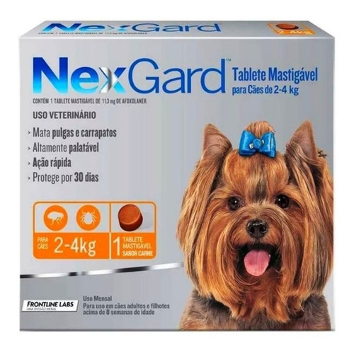 Nexgard Promoção Antipulgas E Carrapatos Para Cães 2 A 4kg