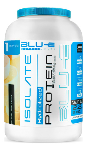 Proteína Whey Hidrolizada Isolate Blu-e 1 Kg Varios Sabores Mazapan