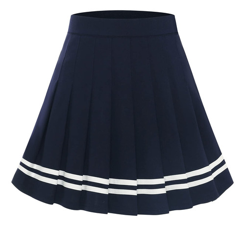 Dresstells Minifalda Plisada Tenis Para Mujer Cintura Alta