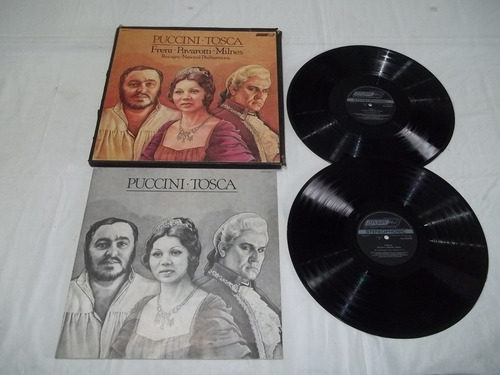 Box Lp Vinil - Puccini Tosca - Freni Pavarotti Milnes