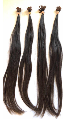 100 Extensiones Cabello Natural 55 Cms De Largo Premiun