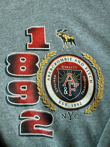 Buzo Hoodie Niño Talle 16 Abercrombie & Fitch Excelente (Usado)
