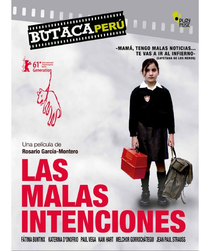Malas Intenciones, Dvd Original Película Peruana Butaca Perú