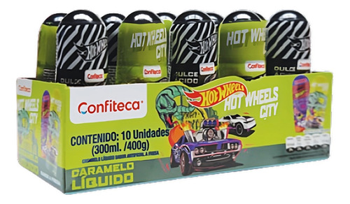 Dulce Caramelo Liquido Hot Wheels Roll On  X 10 Uds