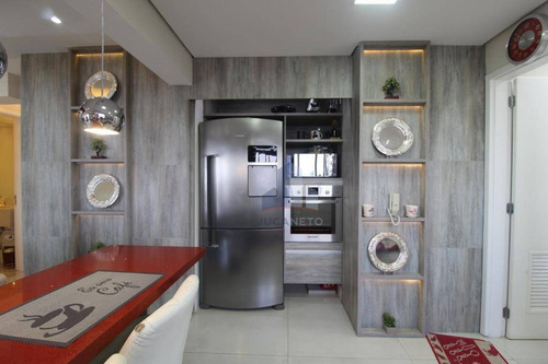 Imagem 22 de 30 de Century Plaza Residence: Apartamento Mobiliado Com 3 Suítes, Varanda Gourmet, À Venda, 107 M² Por R$ 800.000 - Vila Homero Thon - Santo André/sp - Ap1183