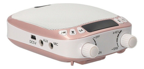 / Amplificador Con Micrófono Con Cable Recargable De Voz