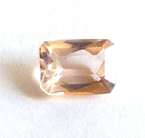 Zafiro Rosa Corte Octogonal 10,1 X 7,1 X Prof 4,1 Mm***