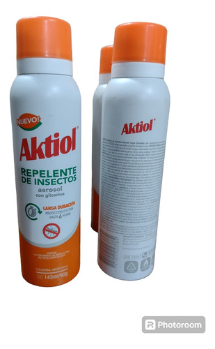 Repelente De Insectos Mosquitos Aktiol Aerosol.