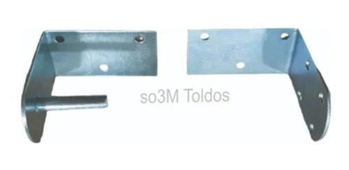 Imagem 3 de 6 de Kit Material Para Toldo Retrátil Suporte Catraca Buchas 2'