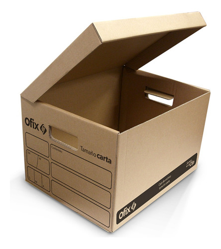 Caja De Archivo Muerto Carton Ofix Tamaño Carta Hasta 9kg 