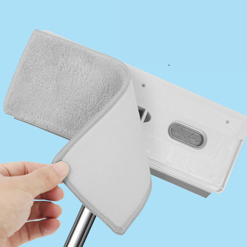 Trapeador Limpa Crisales Para Ventana Limpieza Extensible Color Gris