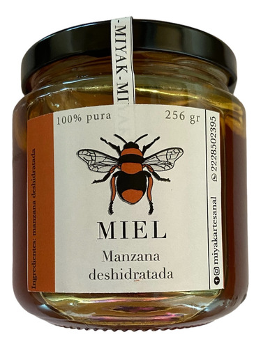 Miel De Abeja Artesanal Miyak Varios Sabores 280g Natural