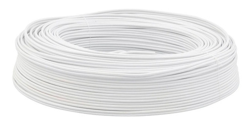 Cabo Elétrico Branco Fio Fase Para Luz 1,5mm 50 Metros