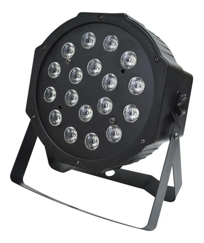 Imagen 3 de 4 de 2 Cañon De Leds Rgb 18x1 Audioritmico Dmx Automatico Esclavo