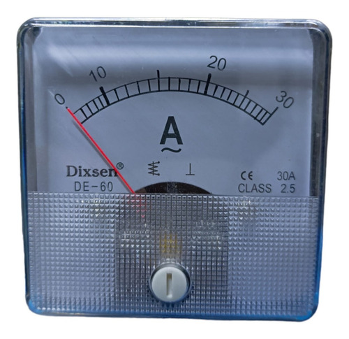 Amperímetro Analógico Dixsen 0-30amp Ac 60×60mm