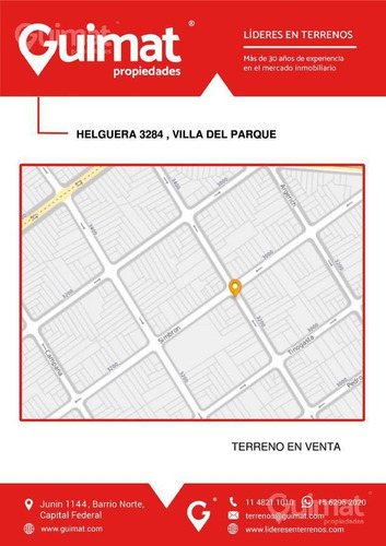 Imagen 3 de 12 de 16 Mts De Frente! Terreno - Villa Del Parque - Lideres En Terrenos
