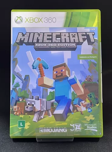 Jogo Minecraft Xbox 360 Usado Original Midia Fisica