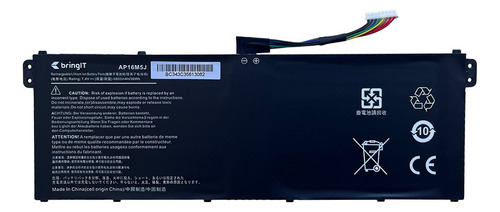 Bateria Para Acer Nitro 5 An515-51-77fh 4800 Mah 7.4 V Bateria Preto