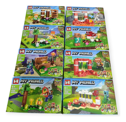 Bloques Para Armar Minecraf My World Setx8 334 Minecraf