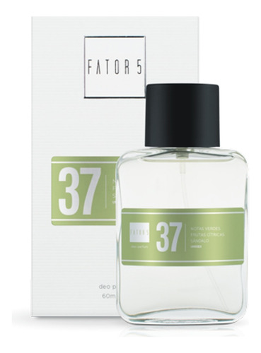 Perfume Fator 5 Nº 37 Unissex - 60 Ml