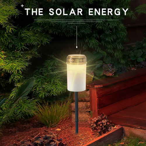 Luz Solar Para Tumba: Vela Solar Led Para Tumba Con Luz Led