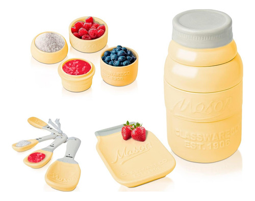 Juego De Utensilios De Cocina Vintage Mason Jar De Comfify -