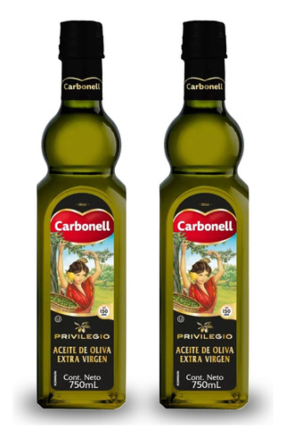 Aceite De Oliva Carbonell Extra Virgen 750 Ml Sano Orgánico
