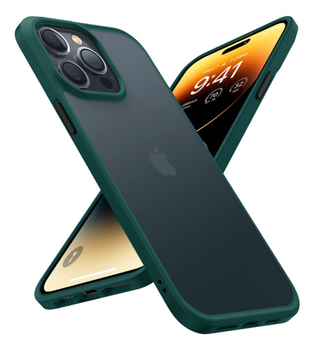 Funda Para iPhone 14 Pro Max Translucida Verde Delgada