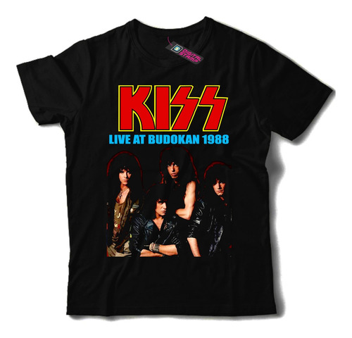 Remera Kiss Live At Budokan 1988 T812 Dtg Premium