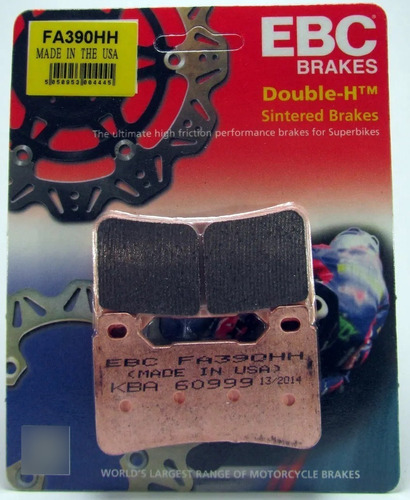 Pastilla Freno Del Ebc Fa390hh Honda Cbr 600rr 2005/15